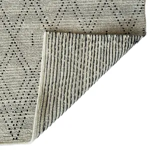Geometrics Gray Rectangle Rug - 7\'9\" x 9\'9\"