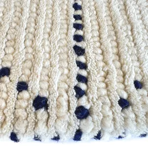 Geometrics Ivory Navy Rectangle Rug - 9\' x 12\'