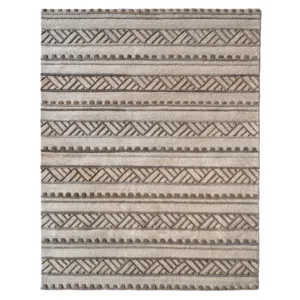 Criss-Cross Natural - Rectangle Rug