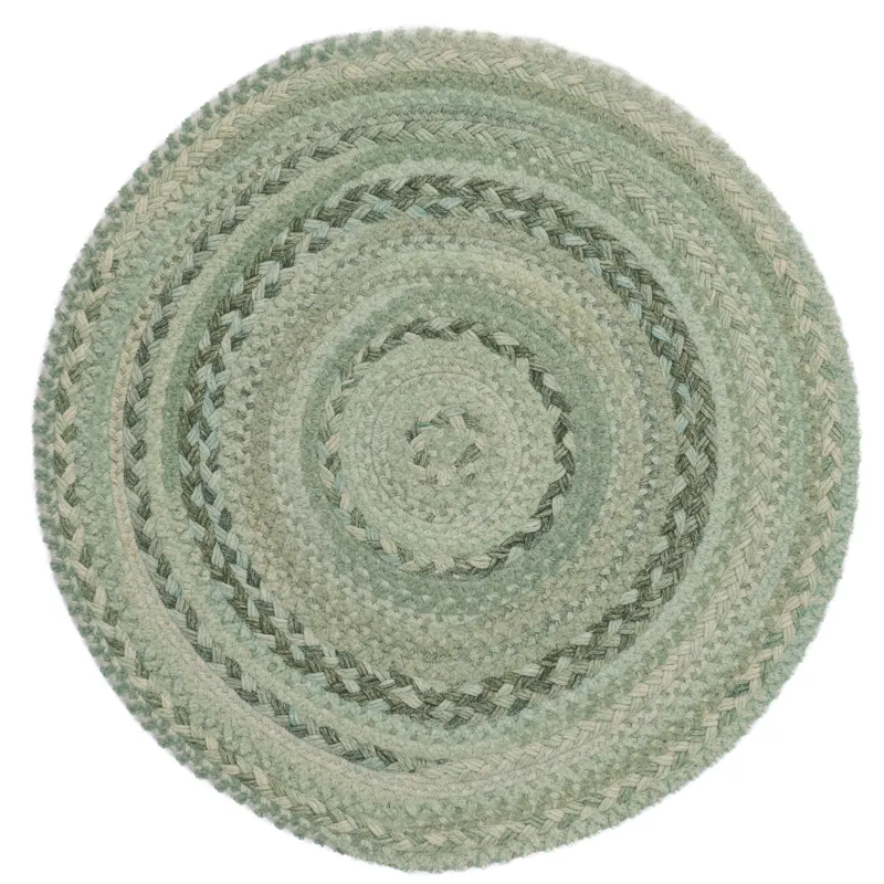 Bayview Sage Round Rug - 3\' x 3\'