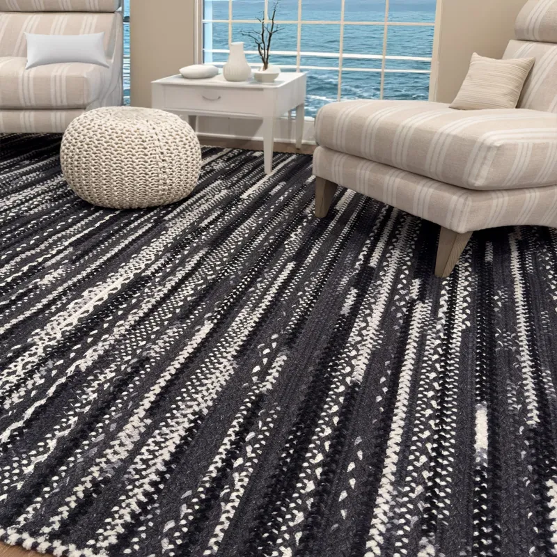 Bayview Peppercorn Cross Sewn Rectangle Rug - 3\' x 5\'