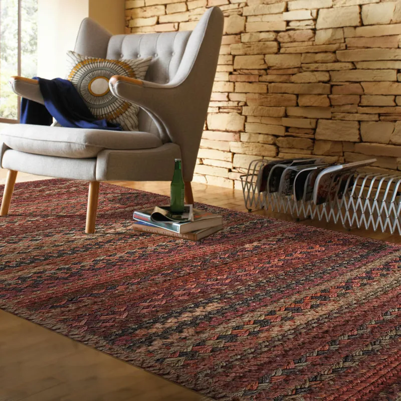 Bayview Cinnabar Cross Sewn Rectangle Rug - 3\' x 5\'