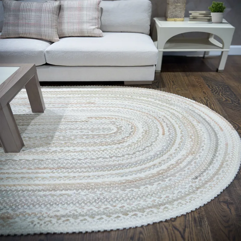 Bayview Linen Oval Rug - 1\'8\" x 2\'6\"