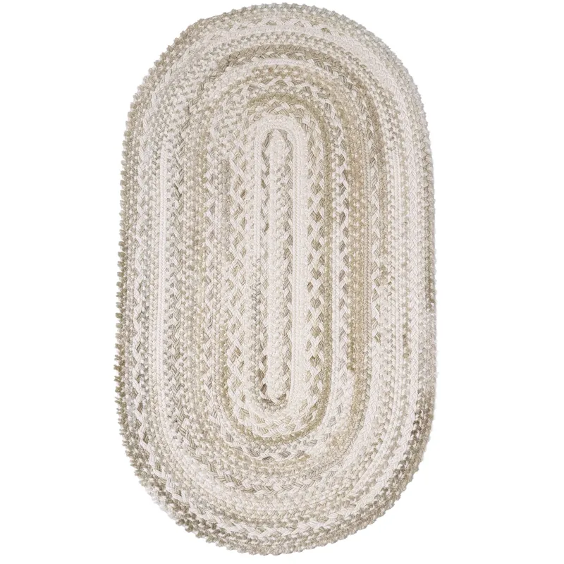 Bayview Linen Oval Rug - 1\'8\" x 2\'6\"
