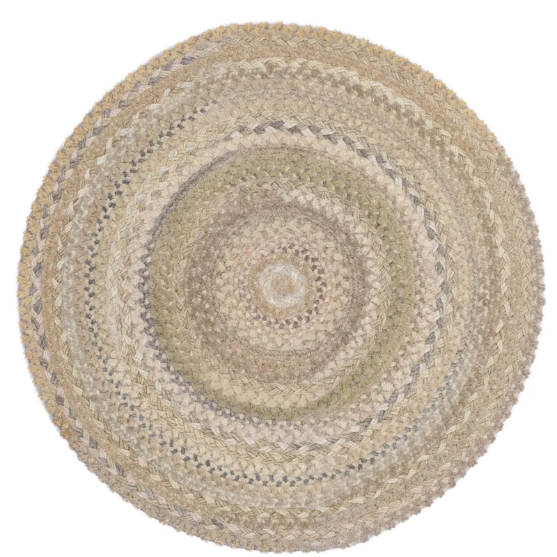 Bayview Neutral Round Rug - 3\' x 3\'