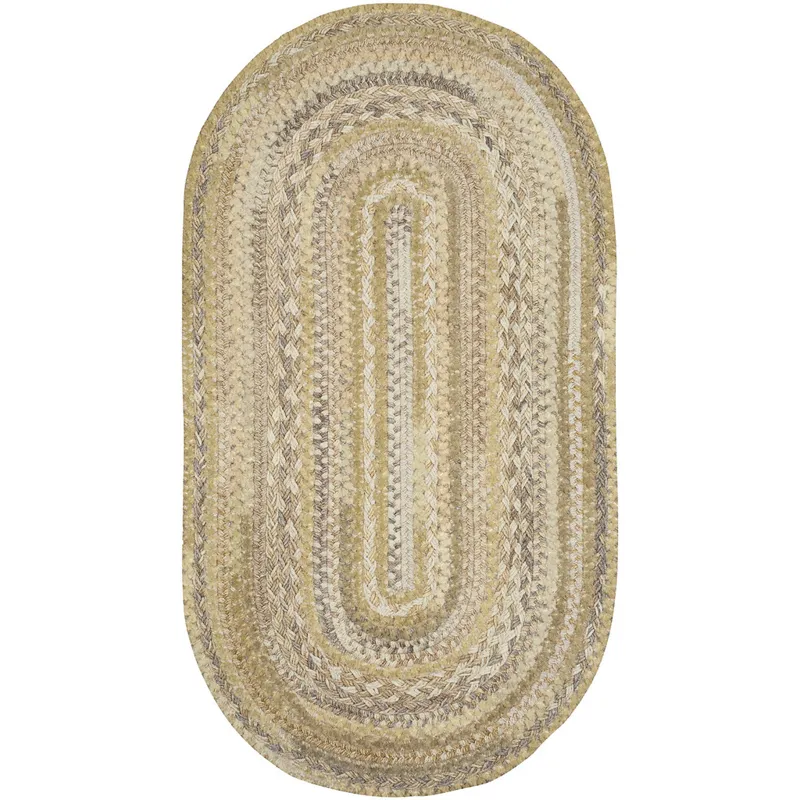 Bayview Neutral Oval Rug - 3\' x 5\'