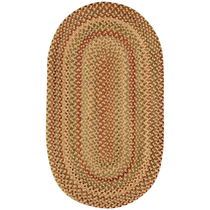 Homecoming Wheatfield Oval Rug - 3\' x 5\'