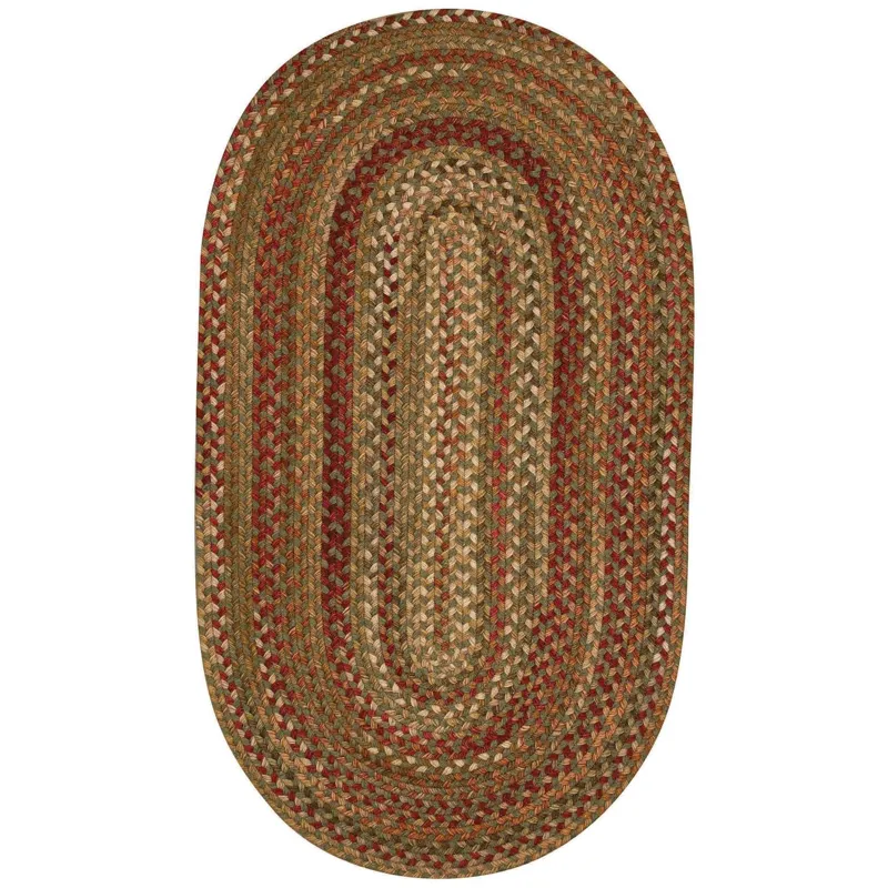 Homecoming Evergreen Oval Rug - 2\' x 3\'