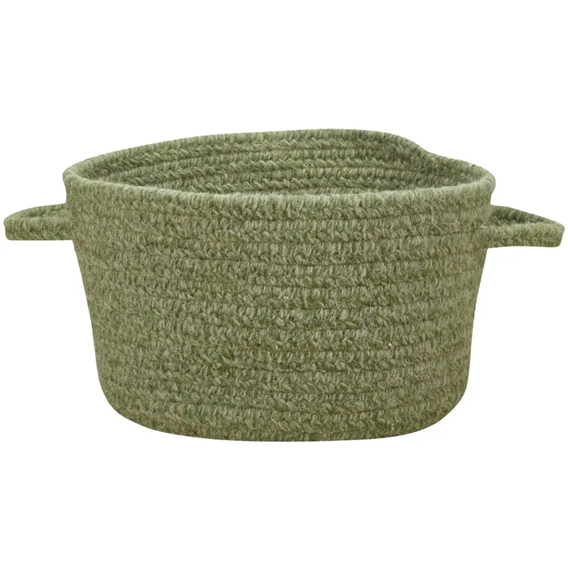 Heathered Sage Green 16\" Basket