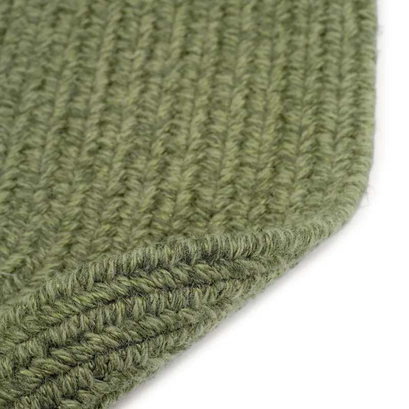 Heathered Sage Green Oval Rug - 8\' x 11\'