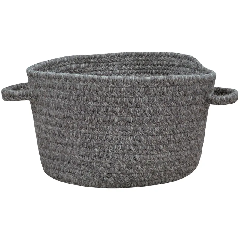 Heathered Grey 16\" Basket