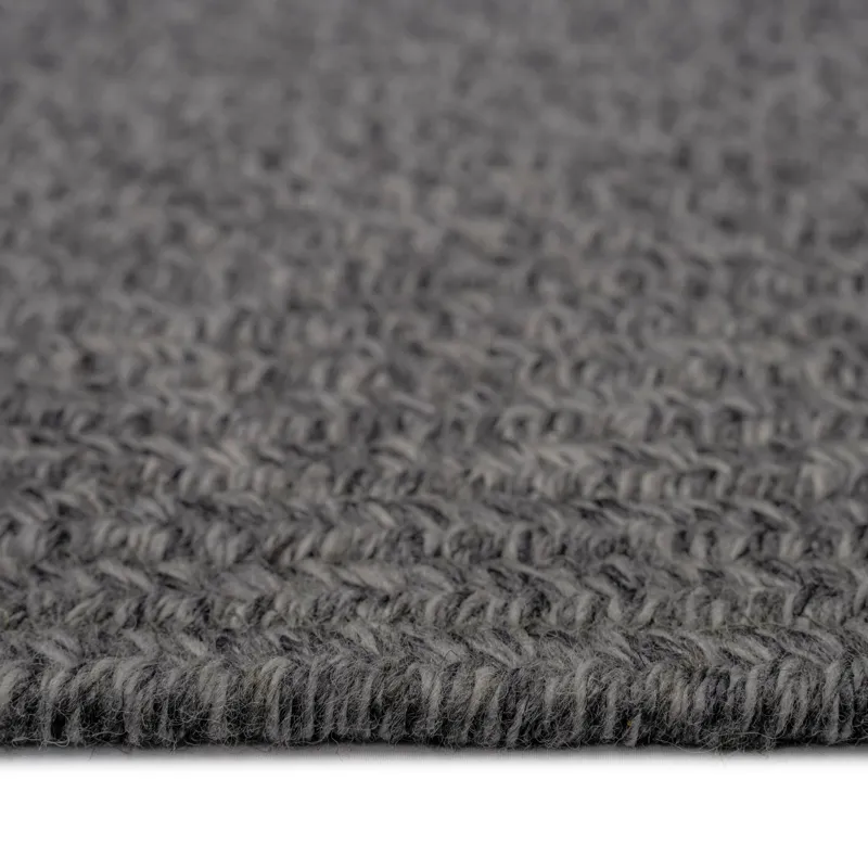 Heathered Grey Vertical Stripe Rectangle Rug - 7\' x 9\'