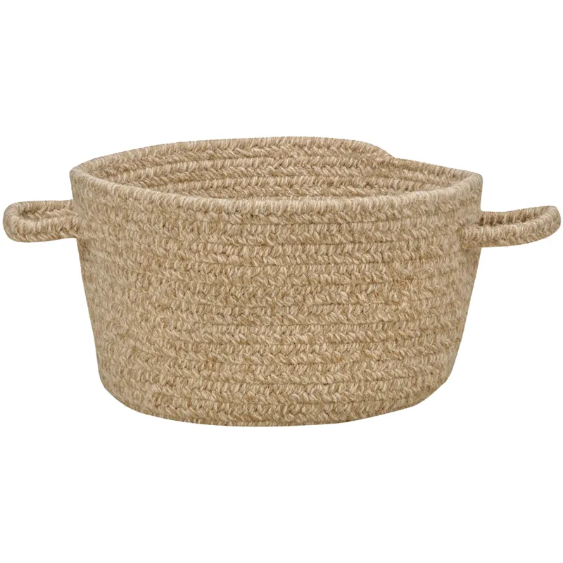 Heathered Beige 12\" Basket