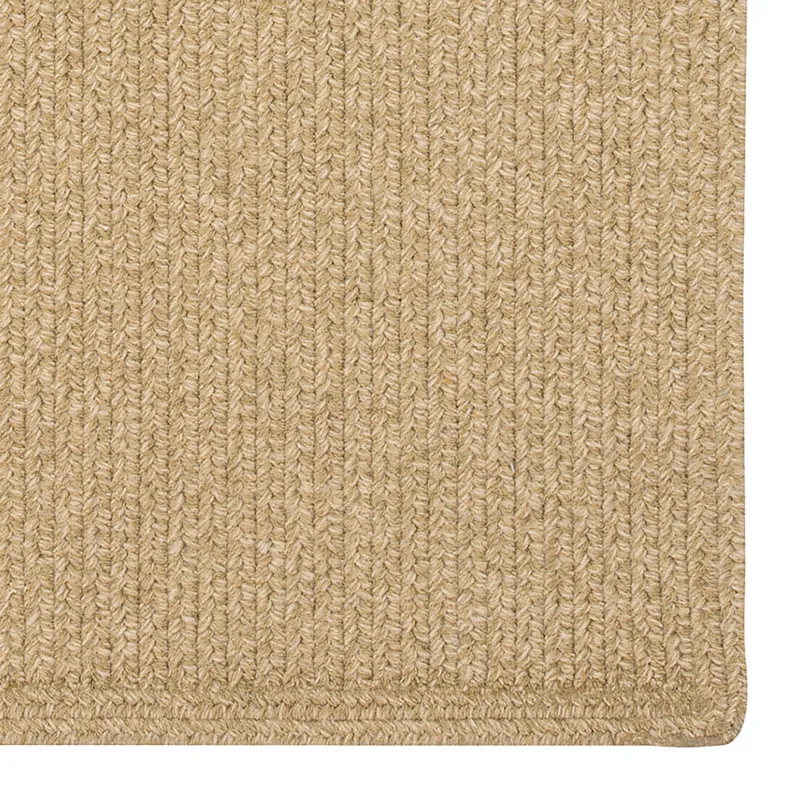 Heathered Beige Vertical Stripe Rectangle Rug - 7\' x 9\'