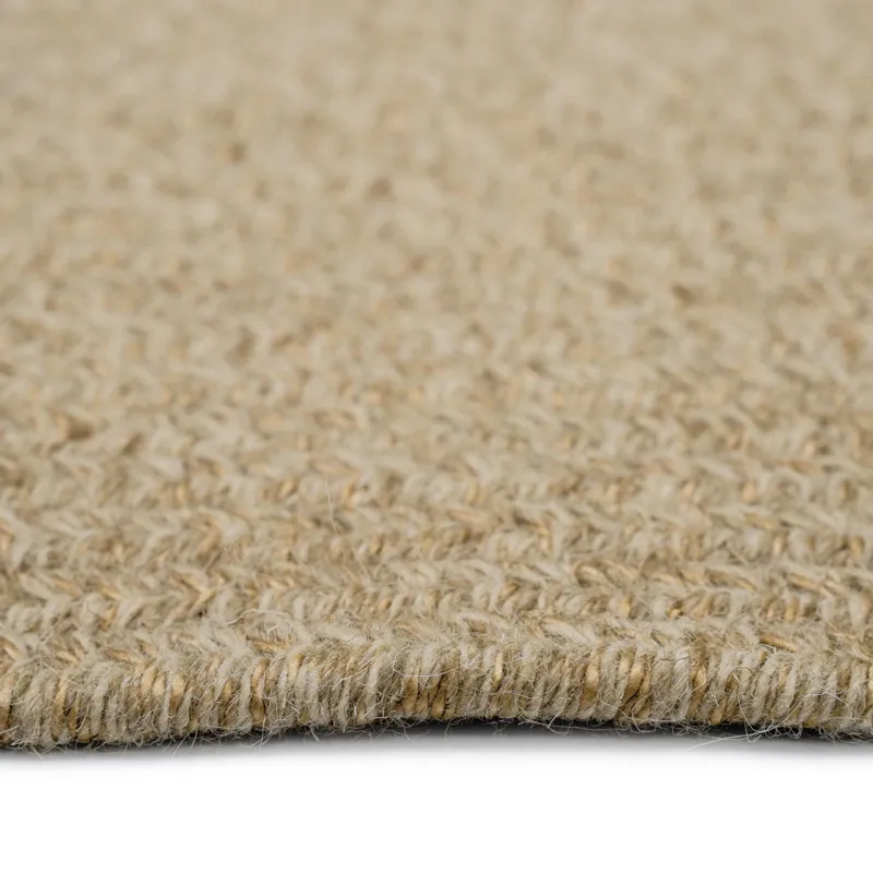 Heathered Beige Vertical Stripe Rectangle Rug - 7\' x 9\'