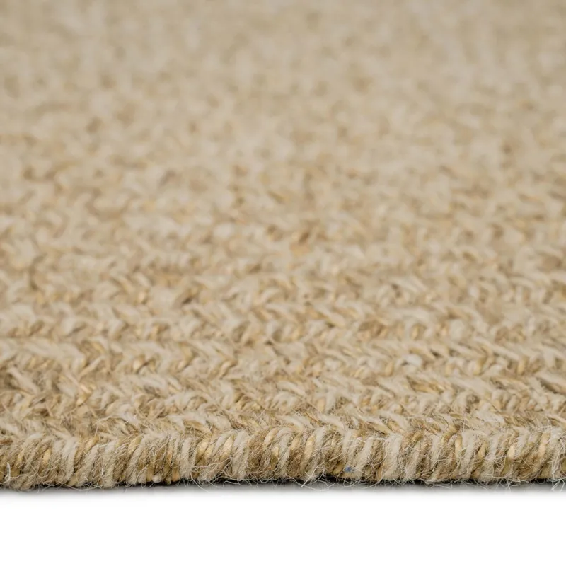 Heathered Beige Oval Rug - 2\' x 3\'
