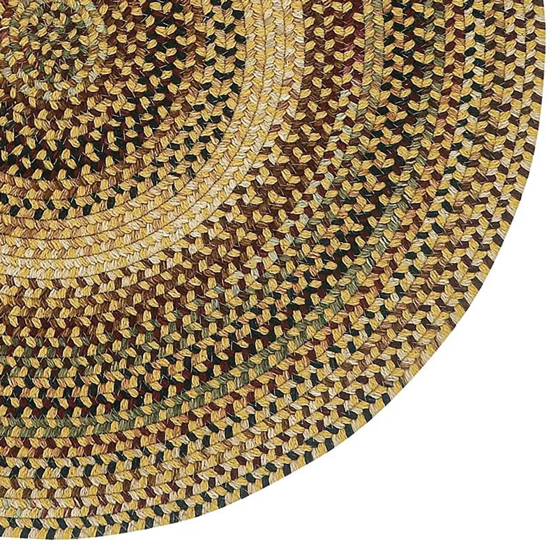 Gramercy Gold Round Rug - 1\'3\" x 1\'3\"