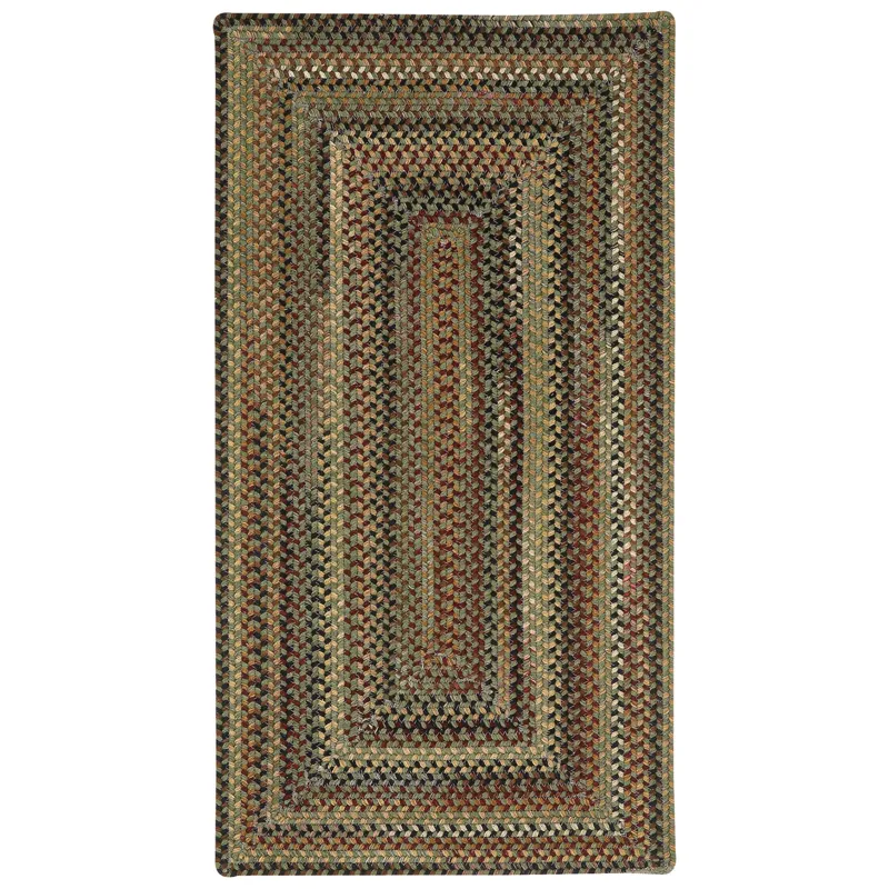 Gramercy Sage Concentric Rectangle Rug - 8\'6\" x 8\'6\"