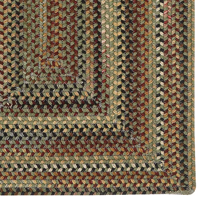 Gramercy Sage Concentric Rectangle Rug - 8\'6\" x 8\'6\"
