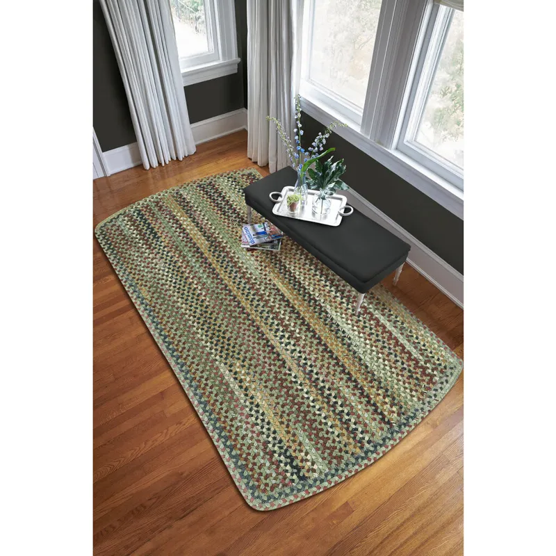 Gramercy Sage Oval Rug - 1\'8\" x 2\'6\"