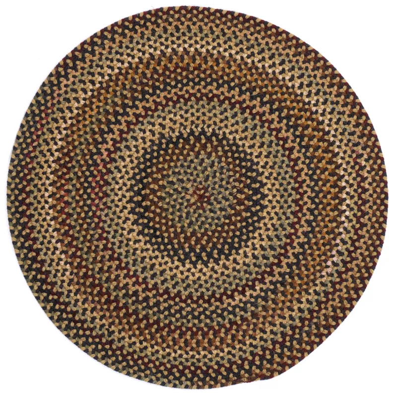 Gramercy Black Round Rug - 8\'6\" x 8\'6\"