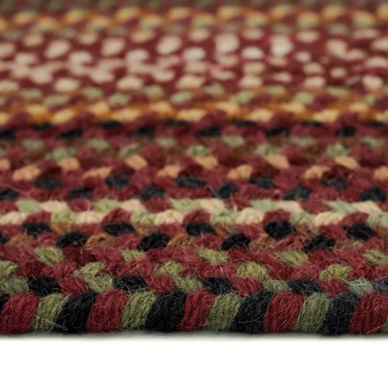 Gramercy Cinnabar Concentric Rectangle Rug - 9\'6\" x 9\'6\"