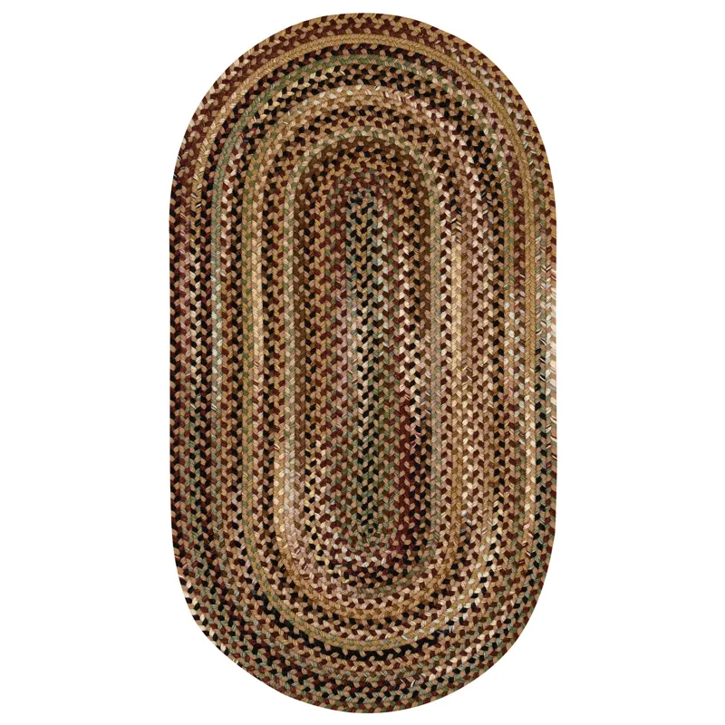 Gramercy Tan Oval Rug - 7\' x 9\'