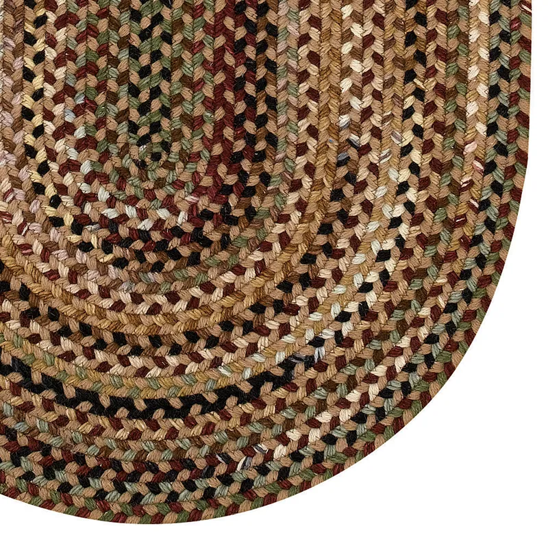 Gramercy Tan Oval Rug - 7\' x 9\'