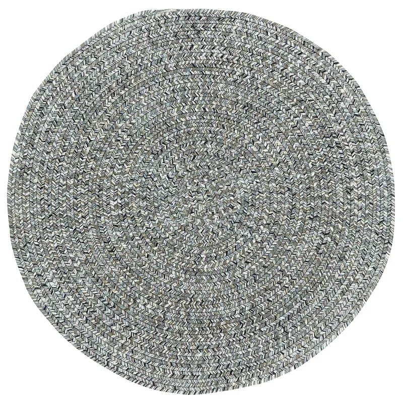 Sea Glass Smoky Quartz Round Rug - 3\' x 3\'
