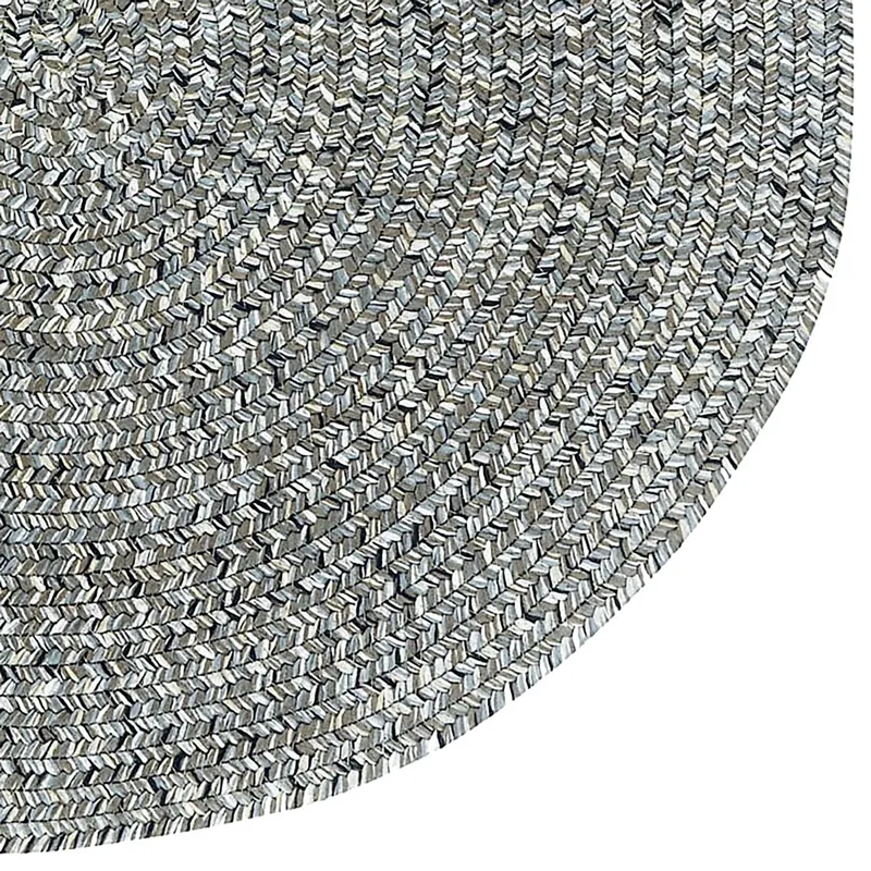 Sea Glass Smoky Quartz Round Rug - 3\' x 3\'