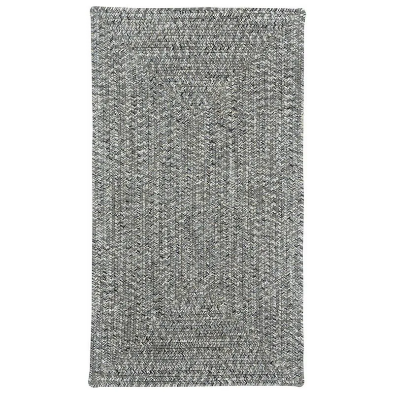 Sea Glass Smoky Quartz Concentric Rectangle Rug - 8\' x 11\'