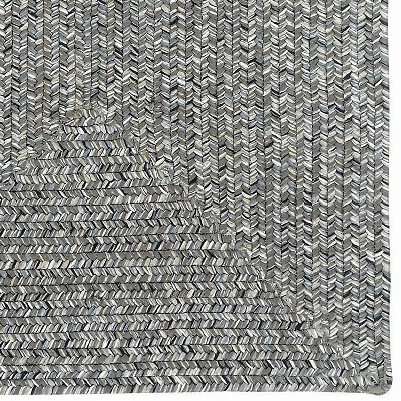 Sea Glass Smoky Quartz Concentric Rectangle Rug - 8\' x 11\'