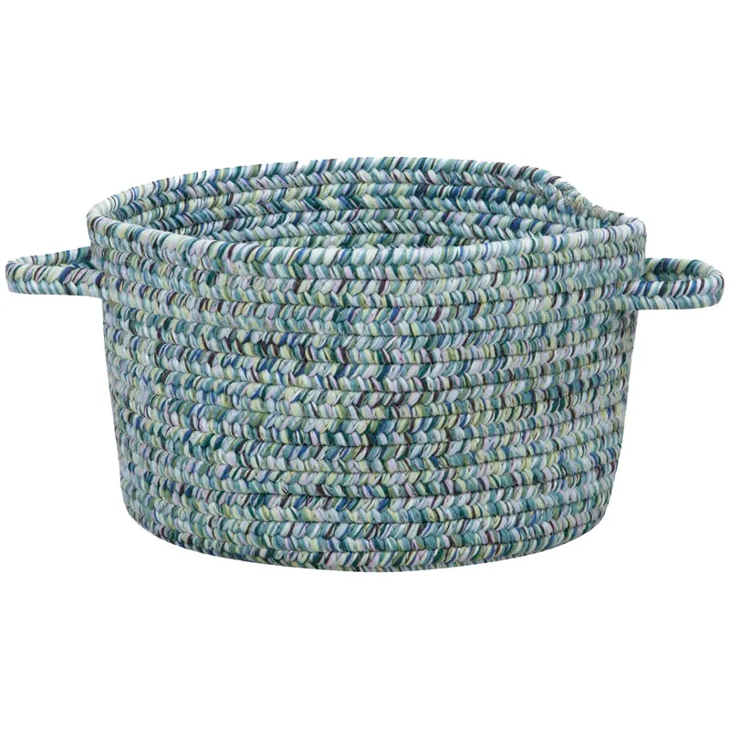 Sea Glass Ocean Blue 20\" Basket