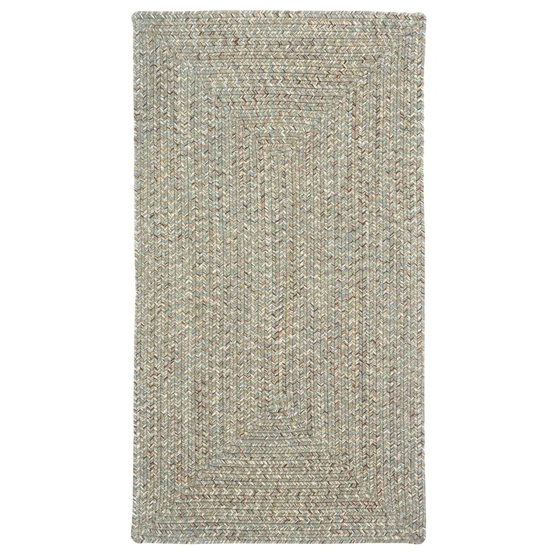 Sea Glass Spa Concentric Rectangle Rug - 4\' x 6\'