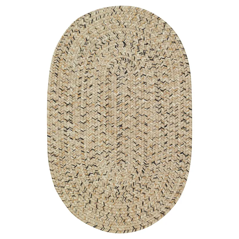 Sea Glass Shell Oval Rug - 1\'8\" x 2\'6\"
