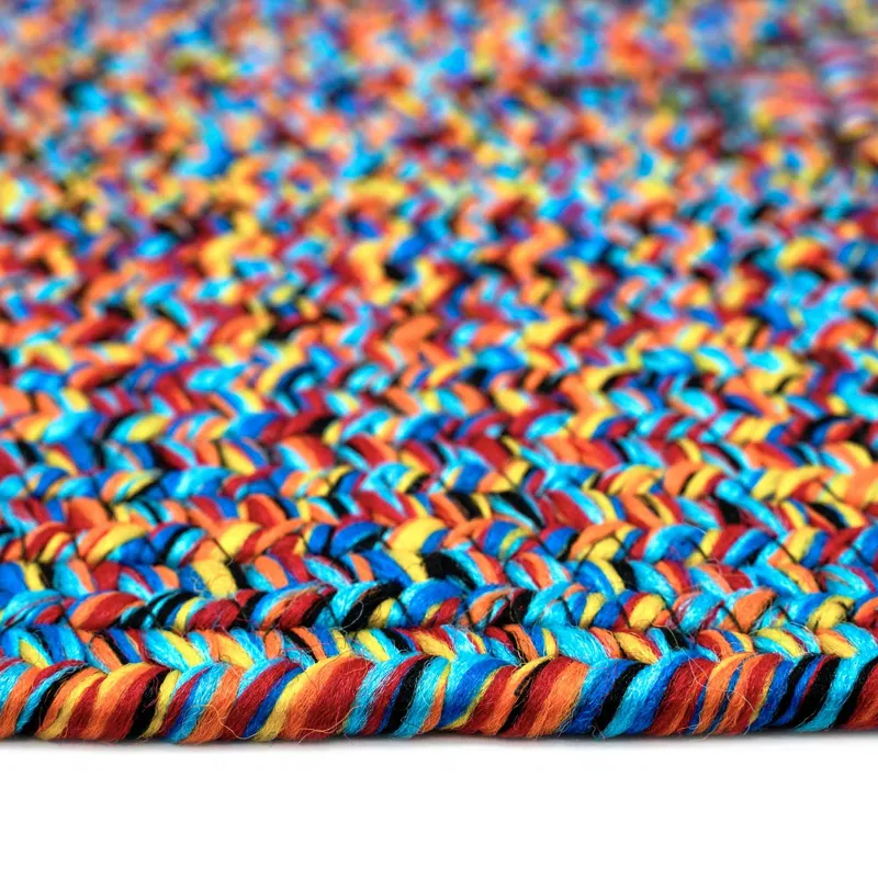 Sea Glass Fiesta Bright Multi Concentric Rectangle Rug - 1\'8\" x 2\'6\"