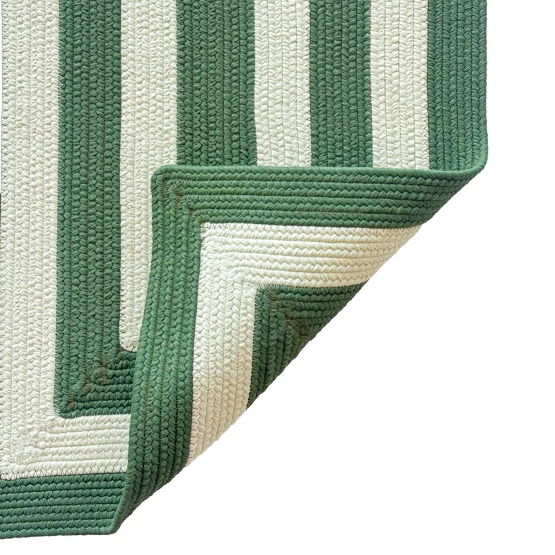 Timeless Avocado Concentric Rectangle Rug - 9\'2\" x 13\'2\"