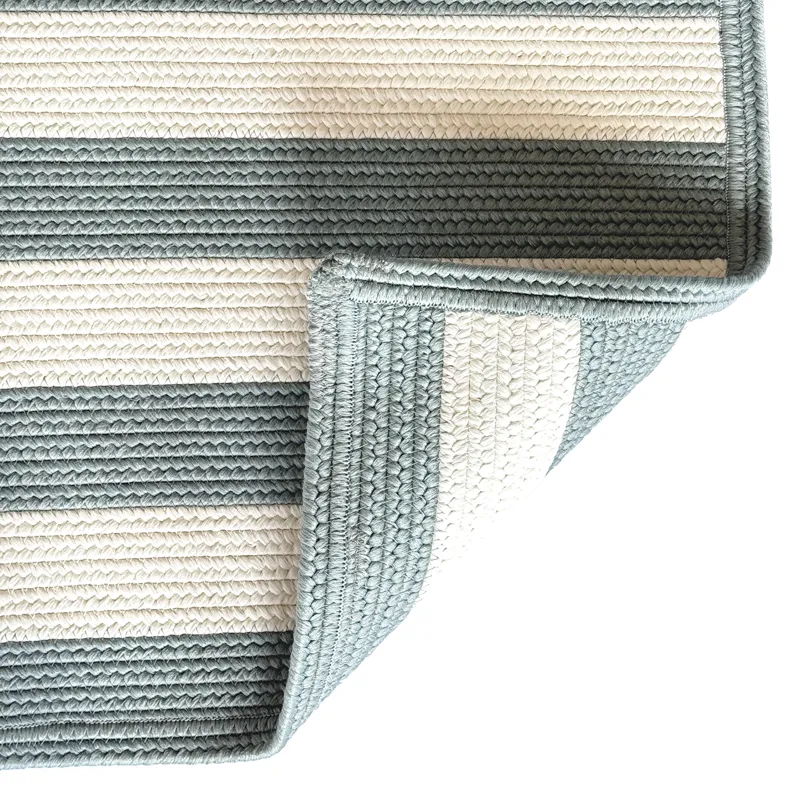 Timeless Spa Blue Cross Sewn Rectangle Rug - 11\'4\" x 14\'4\"