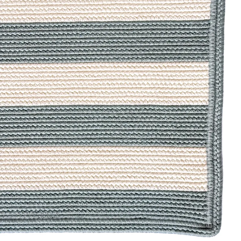 Timeless Spa Blue Cross Sewn Rectangle Rug - 11\'4\" x 14\'4\"