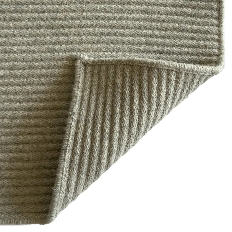 Westerly Lt. Grey Cross Sewn Rectangle Rug - 3\' x 3\'