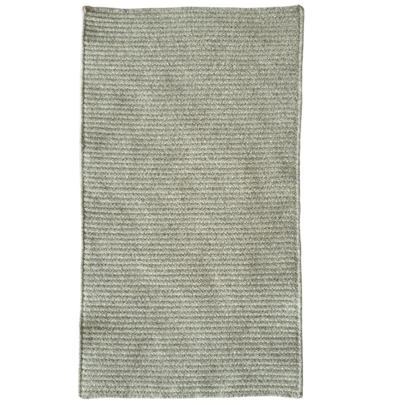 Westerly Lt. Grey Cross Sewn Rectangle Rug - 3\' x 3\'
