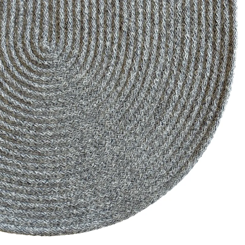 Chatham Light Grey Oval Rug - 2\' x 3\'