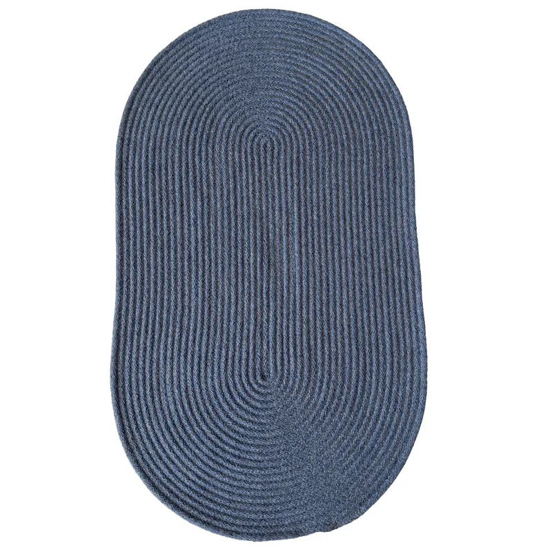 Chatham Federal Blue Oval Rug - 8\' x 11\'