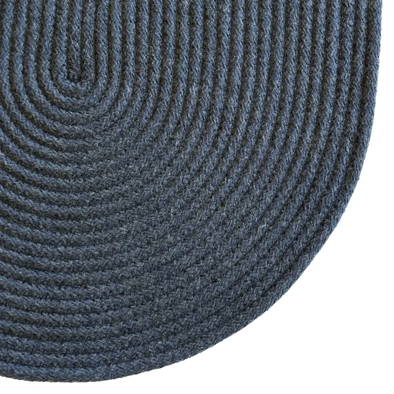 Chatham Navy Oval Rug - 2\' x 8\'