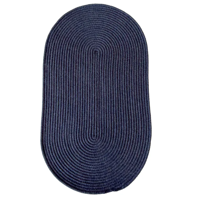 Chatham Navy Oval Rug - 2\' x 8\'