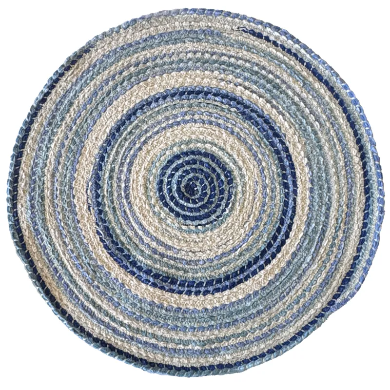 Crafted Seafoam Round Rug - 7\'6\" x 7\'6\"