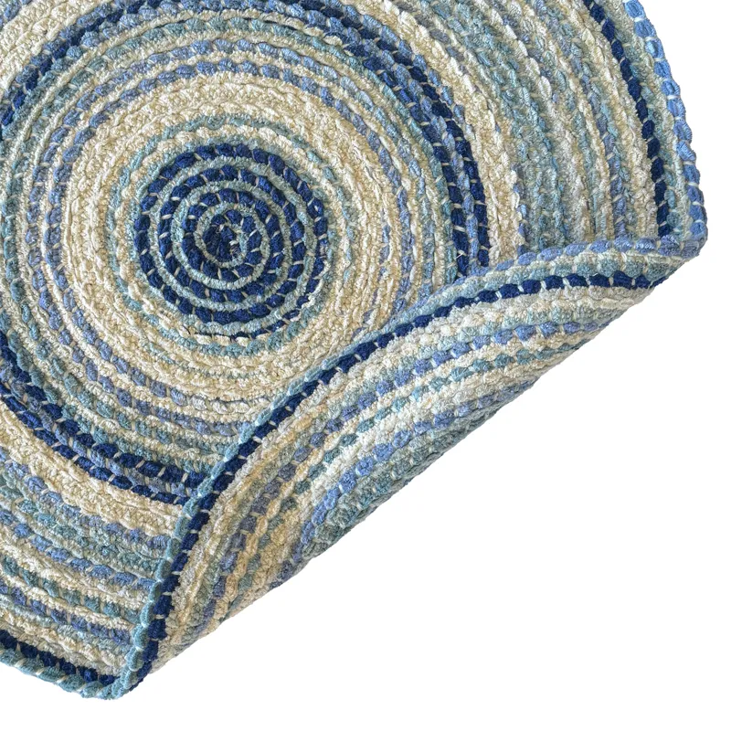 Crafted Seafoam Round Rug - 7\'6\" x 7\'6\"