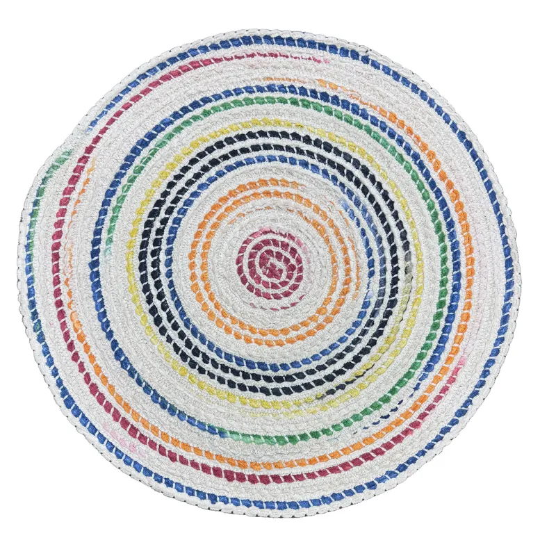 Crafted Vivid Round Rug - 3\' x 3\'