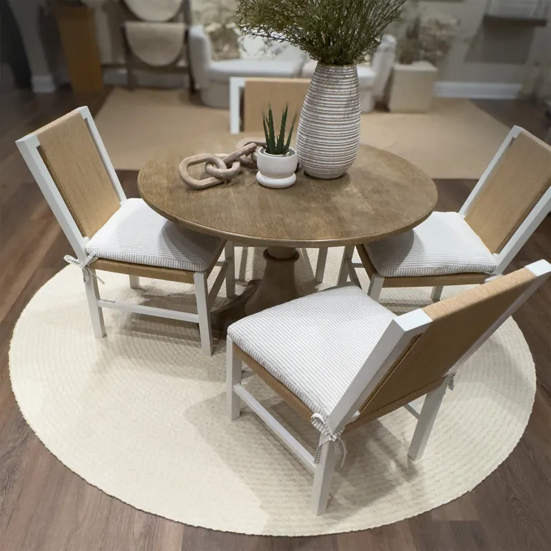 Terra Harvest Bleached Round Rug - 3\' x 3\'