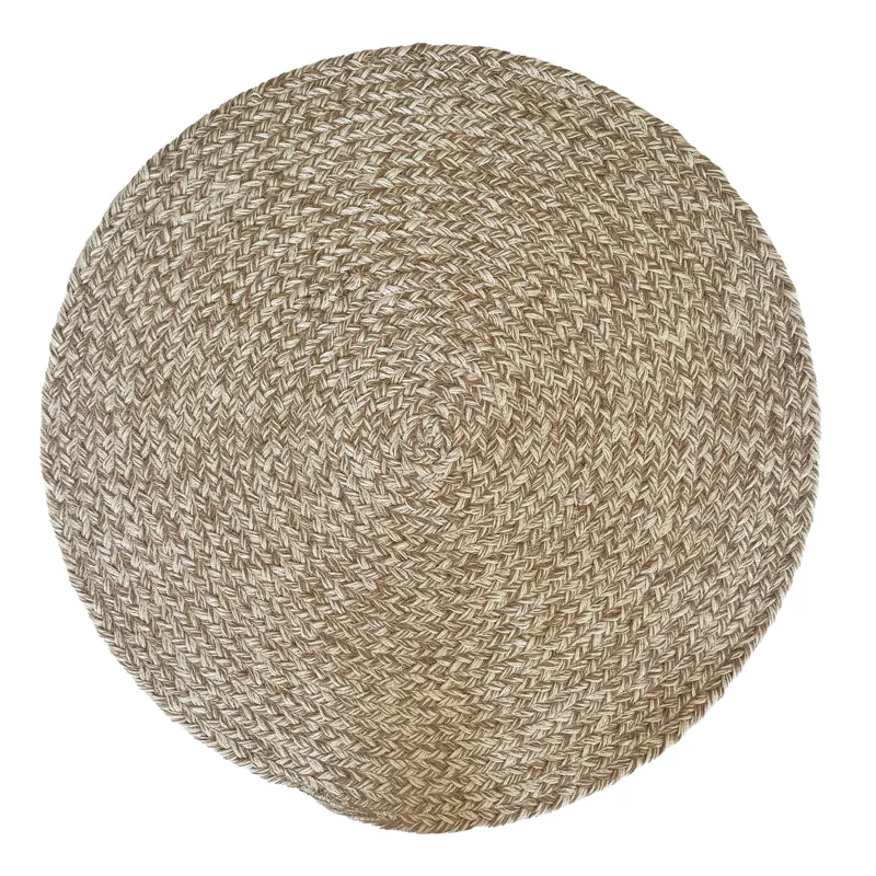 Terra Harvest Wheat Round Rug - 1\'3\" x 1\'3\"